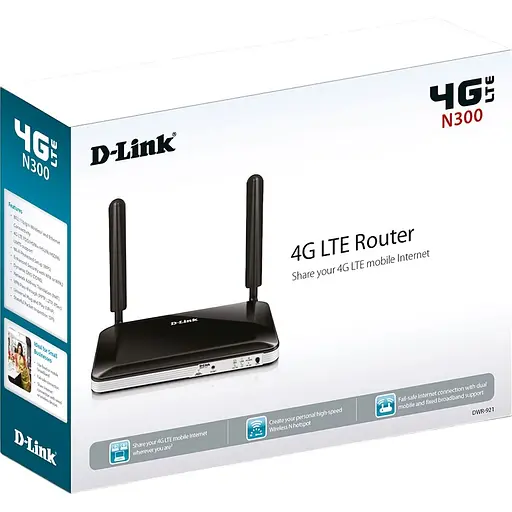 Бездротовий маршрутизатор (роутер) D-Link DWR-921 [114059] - фото 7