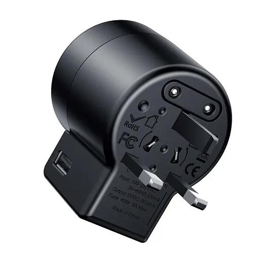 ВЗарядное устройство Baseus Rotation Type Universal Charger Black - фото 1