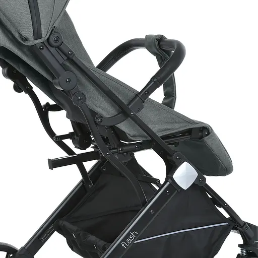 Детская прогулочная коляска-книга Bambi M 5727-1 Flash Stone Gray - фото 6