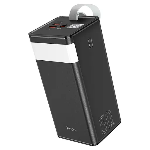 Портативний ЗП Power Bank Hoco J86A Powermaster 22.5W 50000 mAh Чорний - фото 2