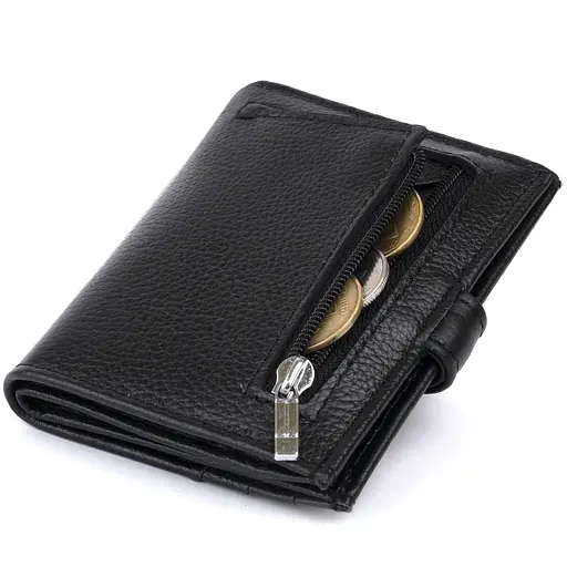 Женский кожаный кошелек-визитница ST Leather 10х8.3х1.5 см acs0015292 - фото 4