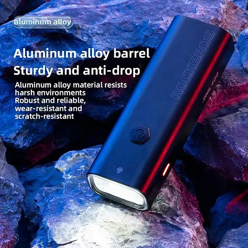 Велофара ROCKBROS RHL 400 мощная аккумуляторная USB 2000 mAh 400 LUM - фото 4
