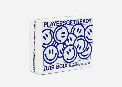 Настільна гра PLAYERSGETREADY Психологічна гра для всіх (60 карток) (укр.) (Everyone#Ua)