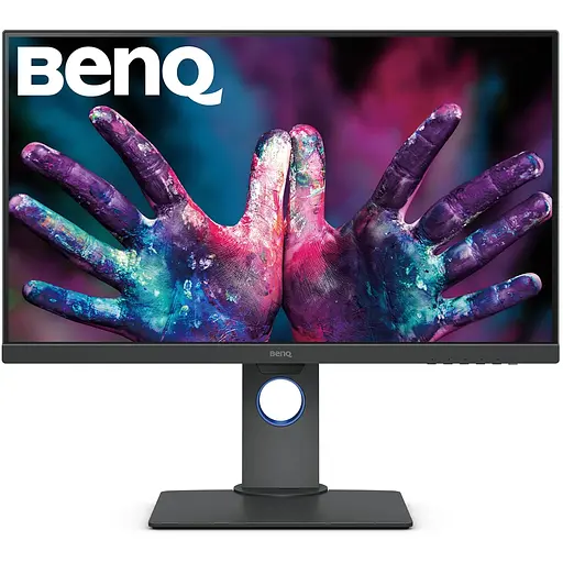 TFT 27" BenQ PD2705Q, IPS, QHD, HDMI, DP, USB-C,колонки, сірий