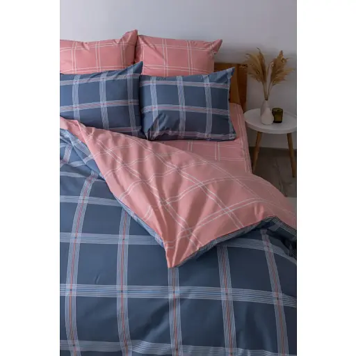 Комплект постельного белья ТЕП Soft dreams Wonderful Life семейный серый с розовым (2-03860_26057) - фото 2