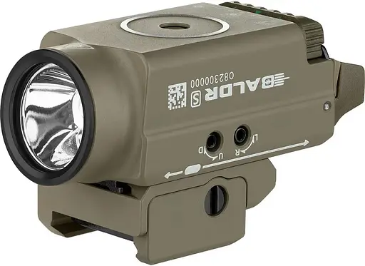 Фонарь с ЛЦВ Olight Baldr S Green Laser Flat Dark Earth - фото 3