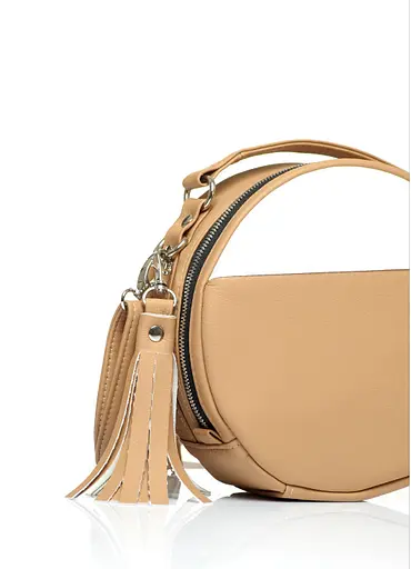 Сумка круглая кроссбоди женская Sambag 20х20х10 см sum0019270 - фото 3