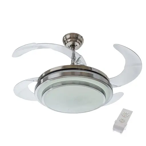 Люстра Brille вентилятор з пультом LED 36W WW+NW+CW CH (BKL-903S/1)