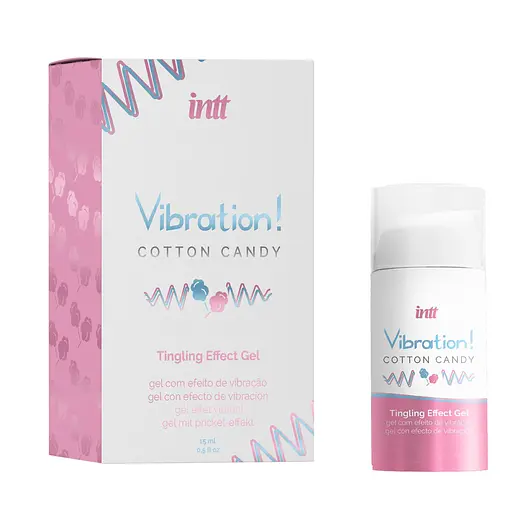 Рідкий вібратор Intt Vibration цукрова вата 15 мл - фото 1