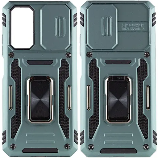 Ударостійкий чохол Camshield Army Ring для Xiaomi Redmi Note 11Pro 4G/5G / 11EPro / 12Pro 4G Зелений / Light Green
