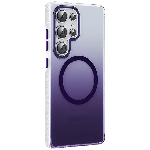 Чохол TPU+PC Phantom with MagSafe для Samsung Galaxy S25 Ultra Purple - фото 2