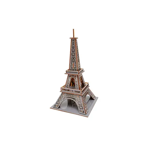 Деревянный 3D конструктор Эйфелева башня PuzzleOk Puz-00925 58 деталей - фото 5