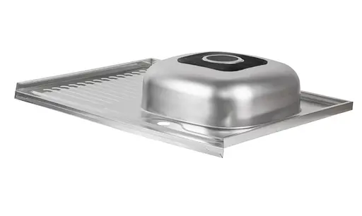 Кухонная мойка Brinex 6080-R 0.6 мм, накладная BRIN6080RSAT06 - фото 4