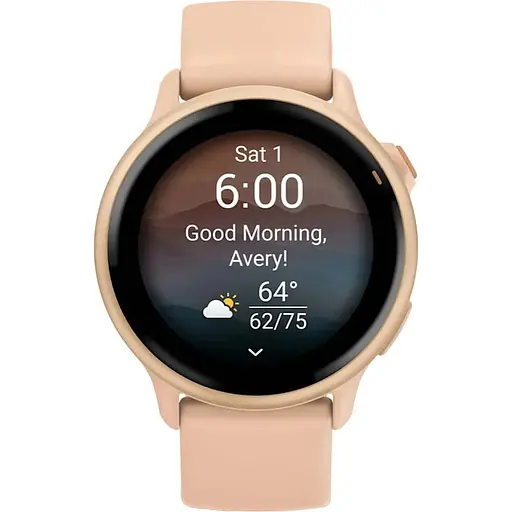 Смарт-годинник Garmin Vivoactive 6 Metallic Pink Dawn with Pink Dawn Band (010-02985-03) - фото 3