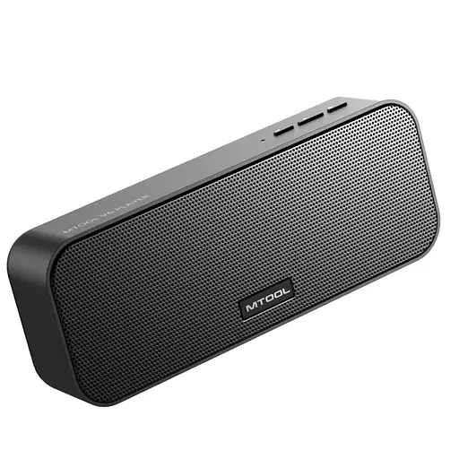 Портативна Bluetooth-колонка Mtool V6 зі стереозвуком і глибокими басами чорний