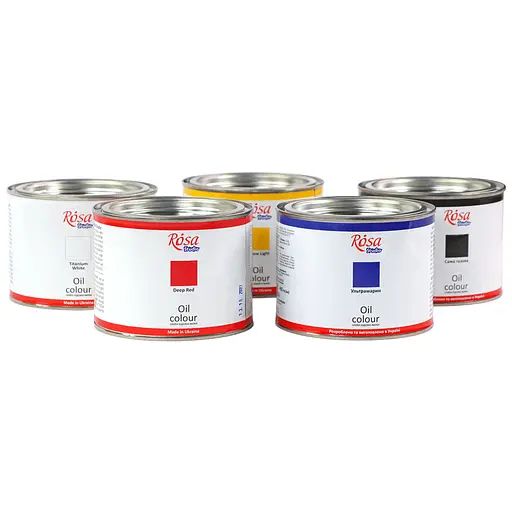 Фарба олійна Білила титанові (502) 490 мл Rosa Studio - фото 2
