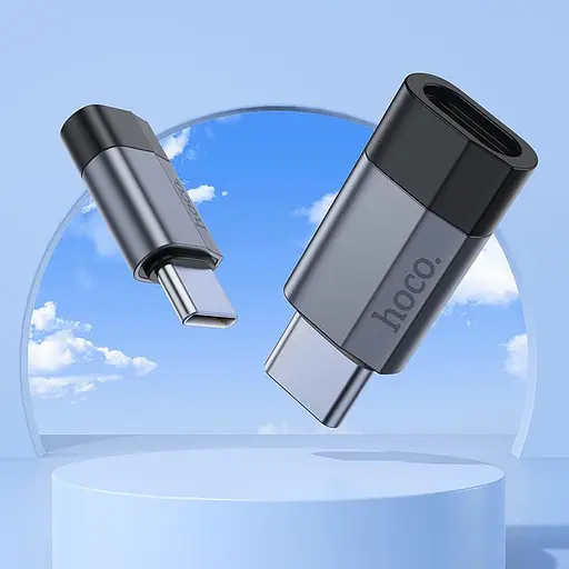 Перехідник адаптер TYPE C male Lightning female Hoco UA29 на 3 ампери - фото 7
