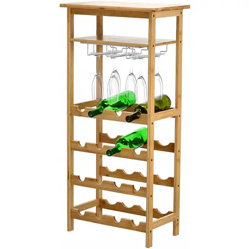 Винный стеллаж Chomik Wine бамбук - фото 2
