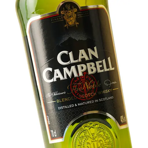 Виски Clan Campbell Blended Scotch Whisky 40% 0.7 л - фото 5