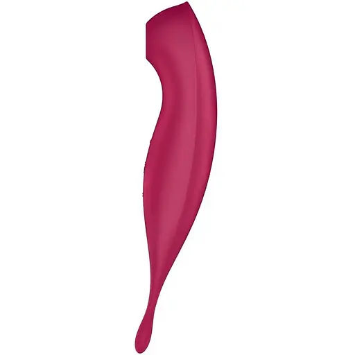 Вакуумний вібратор Satisfyer Twirling Pro+ Червоний - фото 4