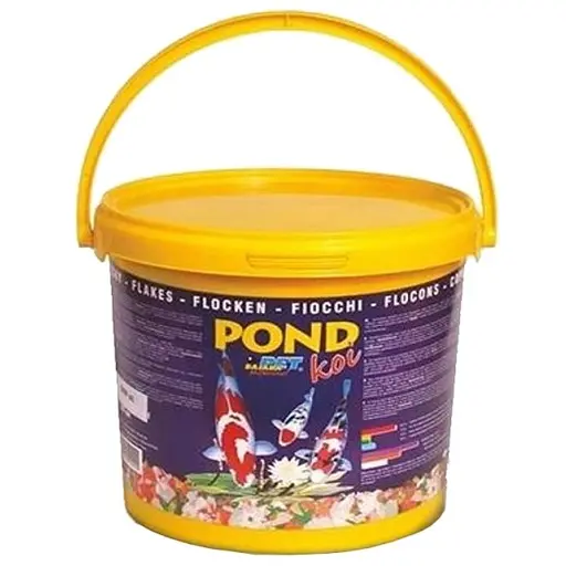 Смесь 5 видов хлопьев Dajana Pet Pond Koi для декора. карпов, карасей и рыб в прудах 1 кг - фото 1