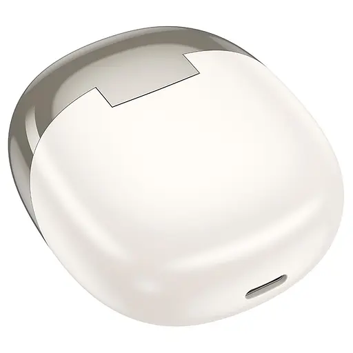 Беспроводные TWS наушники Hoco EQ11, BT5.3, 40mAh, 400mAh, 7h, 35h, вакуумные, milky white - фото 3