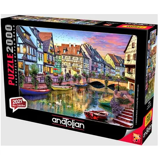 Пазл Anatolian Канал Кольмар Франция 2000 эл. (3953) - фото 1