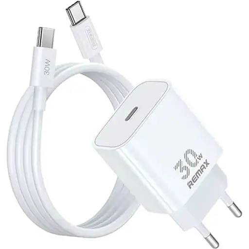 Адаптер с кабелем Remax GaN Charger Figen Series RP-U71