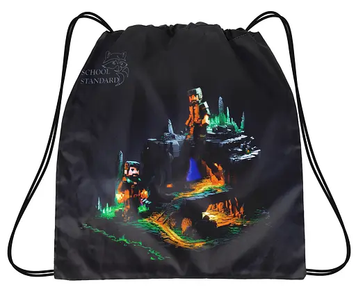 Мешок для сменной обуви для мальчика Game Майнкрафт School Standard MSS-31