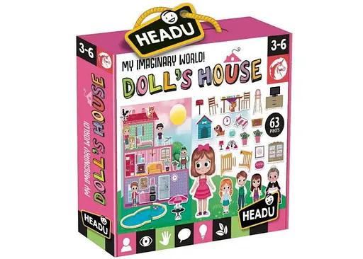 Настольная игра Headu Кукольный домик - построй свой мир (My Imaginary World! Doll's House) (MU24841)