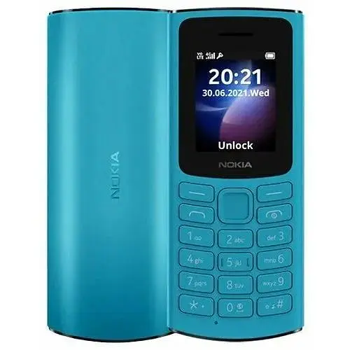 Мобильный телефон Nokia 105 DS (TA-1557) 2023 Cyan 1.8 2 SIM 1000мАч RU UCRF