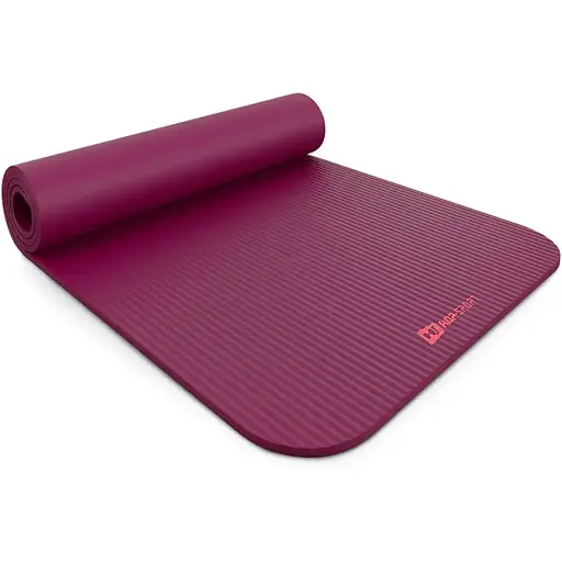Коврик для йоги Hop-Sport HS-NB015GM NBR 1,5см ягодный - фото 5