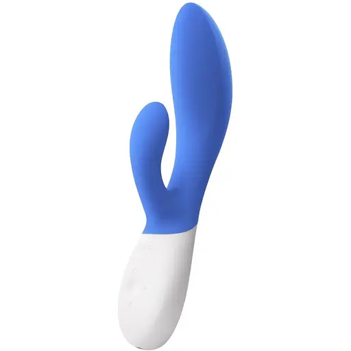 Вібратор-кролик Lelo Ina Wave 2 20 см синій
