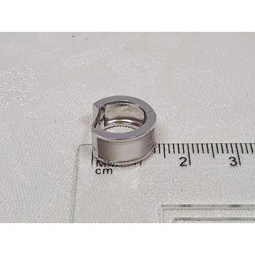 Срібні сережки Аметист з перламутром 1156512 - фото 7