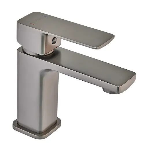 Змішувач для умивальника Haiba Kubus 001 graphite HB4001 Графіт - фото 1