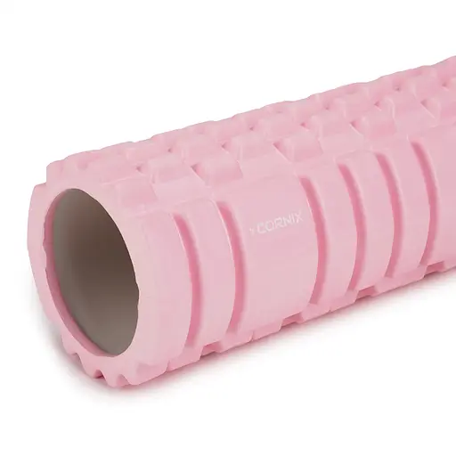 Массажный ролик Cornix EVA 33 x 14 см (валик, роллер) XR-0036 Light Pink - фото 3