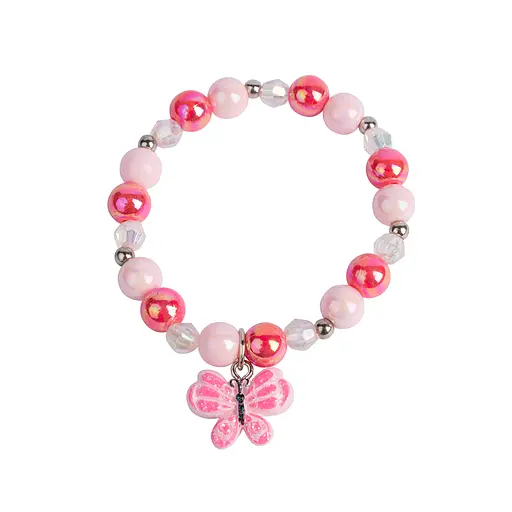 Набор украшений Жемчужины и бабочка (ожерелье, браслет) 2шт - фото 2