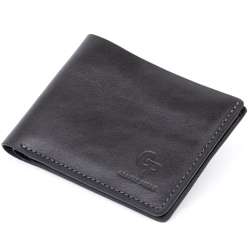 Мужской кожаный кошелек Grande Pelle 11.5х9х0.7 см acs0015933 - фото 1