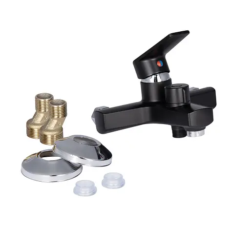 Змішувач для ванни Brinex 35B 006N Чорний матовий - фото 5