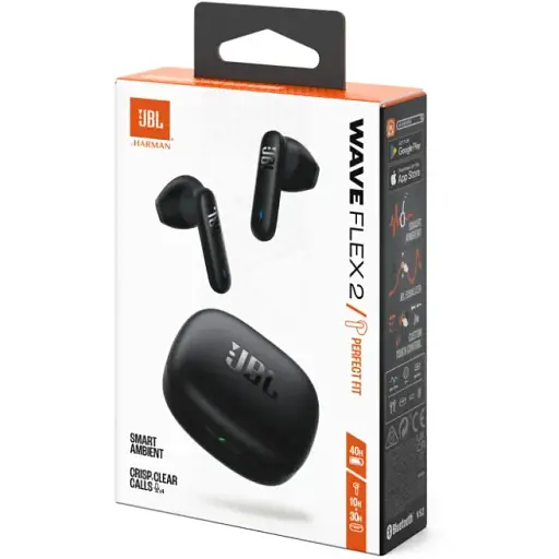 Гарнітура JBL Wave Flex 2 Black (JBLWFlex2BLK) (7065573) - фото 6