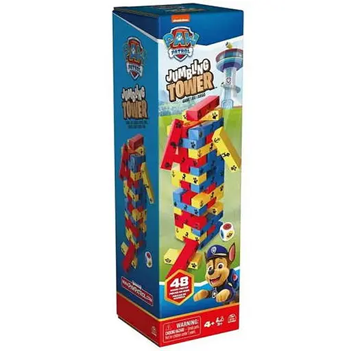 Настольная игра Danko Toys Дженга Щенячий патруль (Jenga Paw Patrol) (англ.) (SM98270/6066828) - фото 1