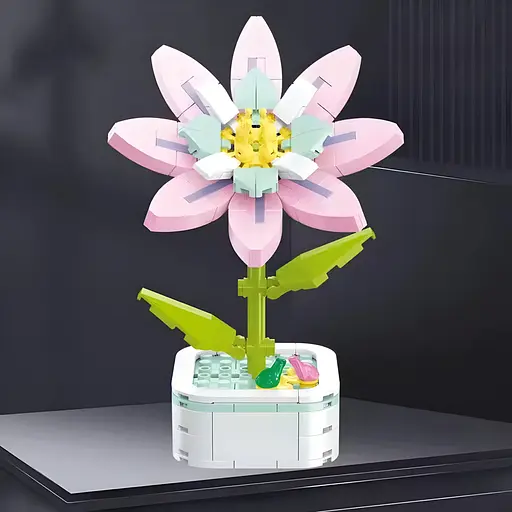 3D конструктор Flowers Клематис на 166 деталей (25-108) - фото 4