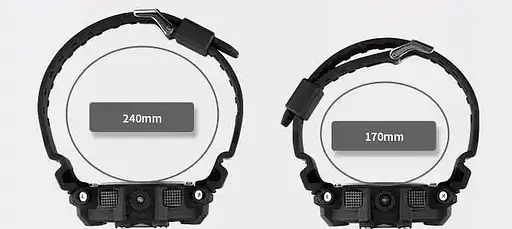 Чоловічий спортивний наручний годинник Skmei 1778 (Чорний з білим циферблатом) - фото 10