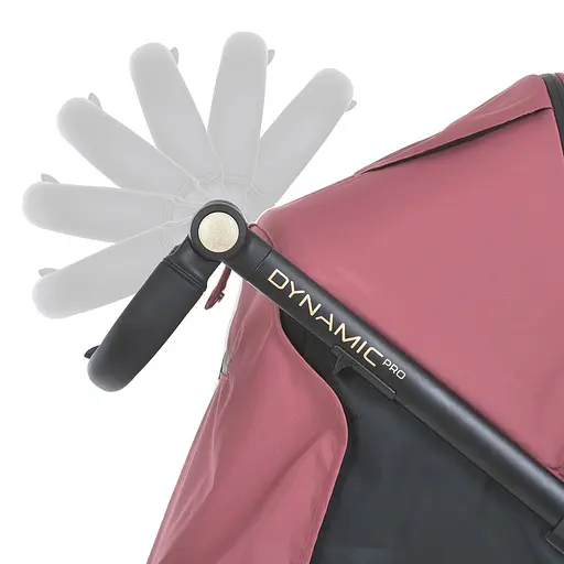 Детская прогулочная коляска-книга El Camino ME 1053-3 Dynamic Pro Dusty Rose Темно-розовая - фото 9