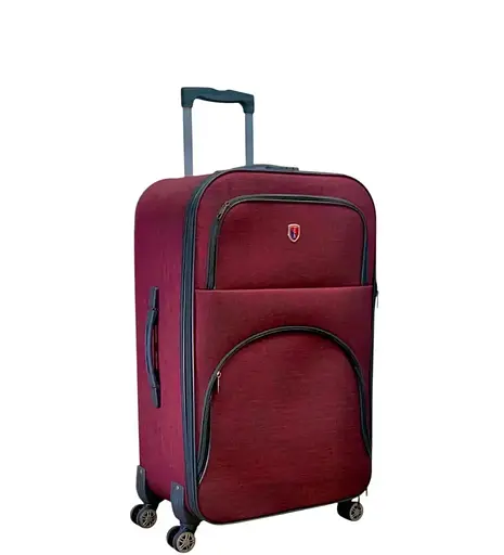 Чемодан Тканевый (Impertex) Средний (М) Водонепроницаемый На 4 Двойных Колесах 70л Расширением TK009-М