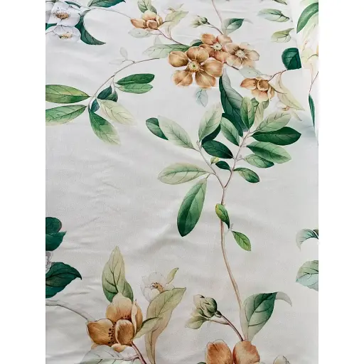 Комплект Доріжка водовідштовхувальна з 3D принтом Яблуневий цвіт 300х40 см 4 шт. Білий