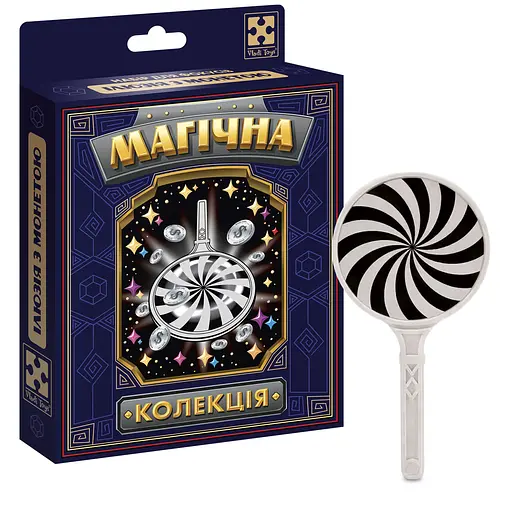Гра настільна, Набір для фокусу, Магічна колекція, Ілюзія з монетою, Vladi Toys, VT6012-12