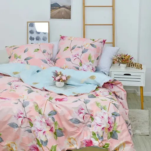 Комплект постільної білизни Viluta двоспальний ранфорс 21149 100% бавовна - фото 2