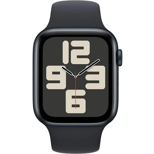Apple Watch SE 2 GPS 44mm Midnight Aluminium with Midnight Sport Band M/L MRE93 UA - фото 1