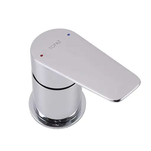 Змішувач на борт ванни Topaz Capri TCA-15111-H43 вбудований 3 виходи картридж D35 (комплект) Хром - фото 4